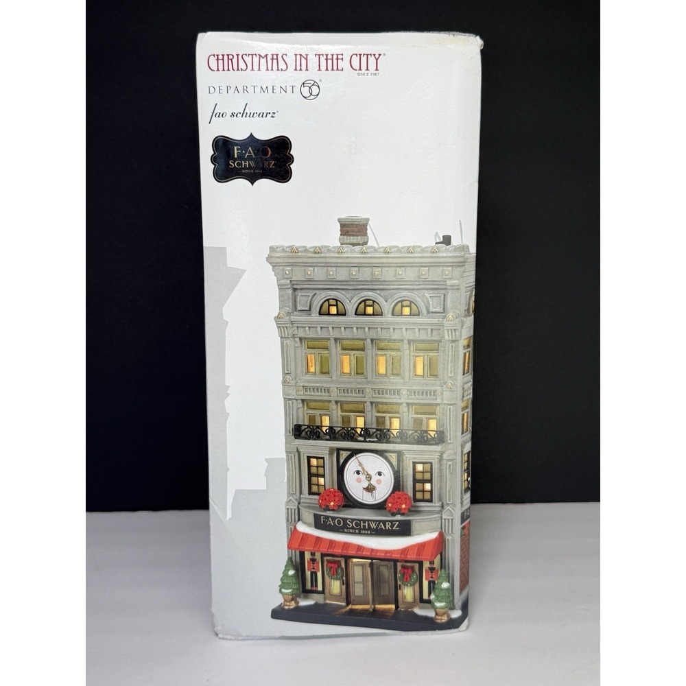 Department 56 Christmas In The City FAO Schwarz Store 6007583 2021 Retired NOB